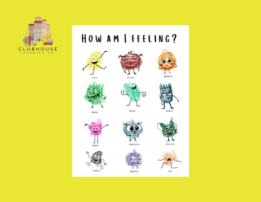 Scribble Guys Feelings Poster