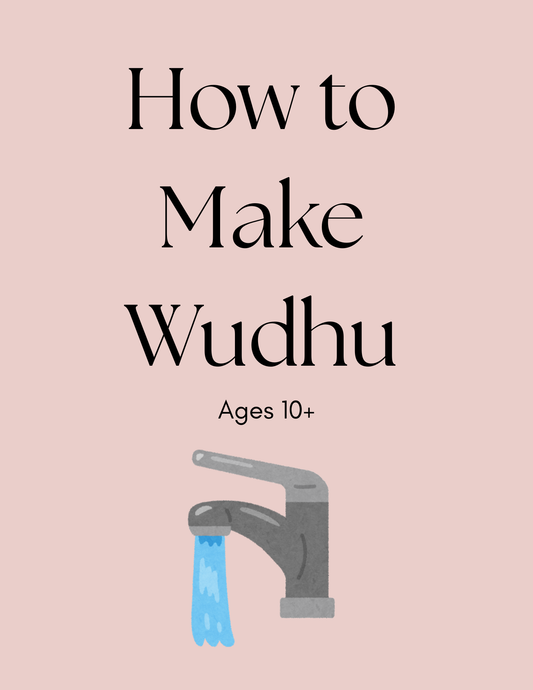 Wudhu Poster for Big Kids